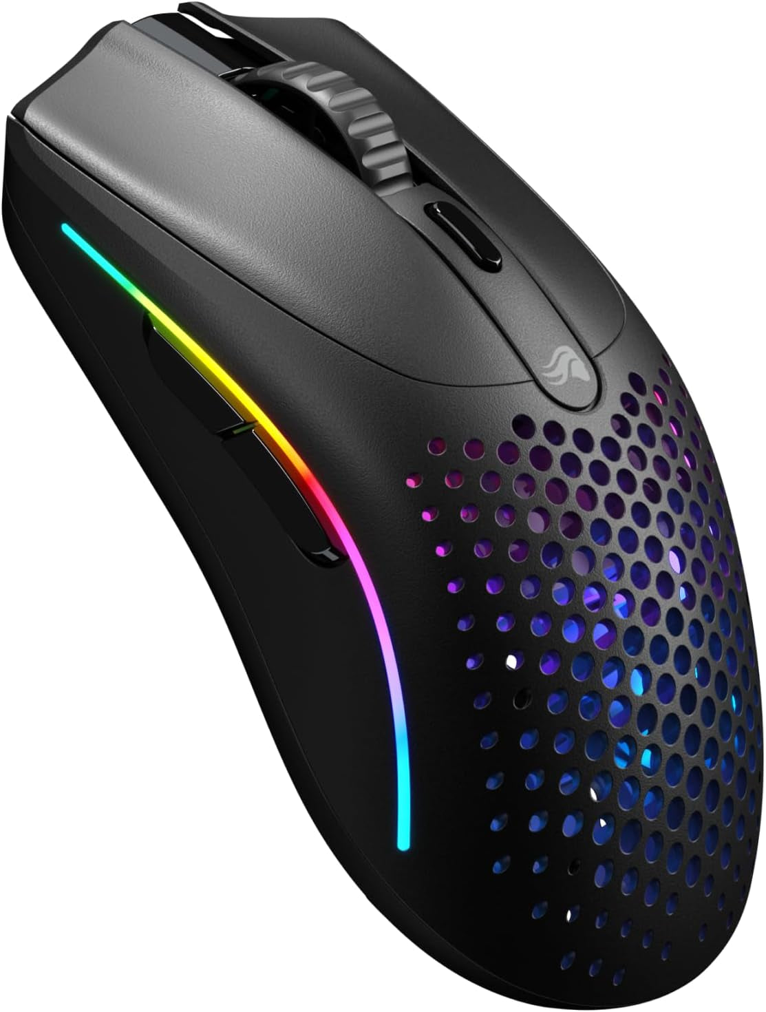 Model O- (Minus) Wireless Gaming Mouse - 65G Superlight Honeycomb Design, RGB, Ambidextrous, Lag Free 2.4Ghz Wireless, up to 71 Hours Battery - Matte White